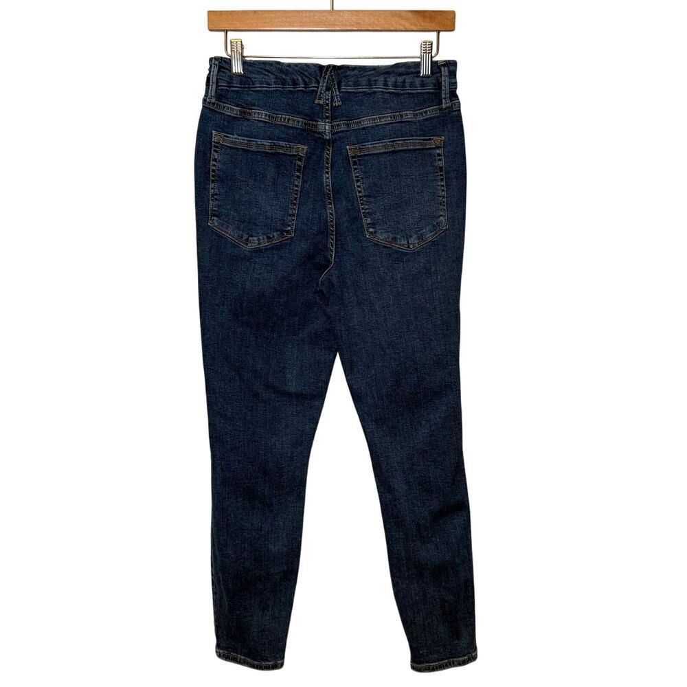 Good American Jeans Good Legs Crop Distressed Skinny Denim Women's Size 12/31 - Picture 10 of 10